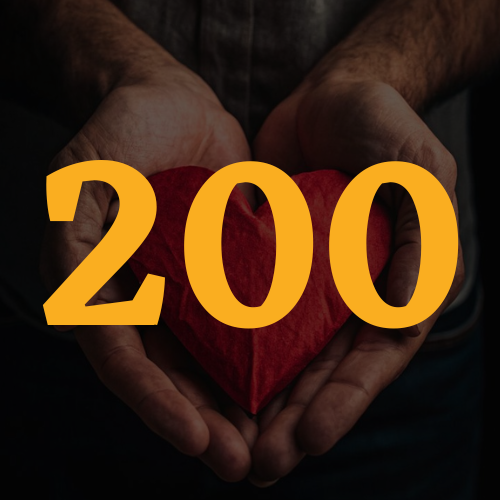 Doação de R$ 200,00